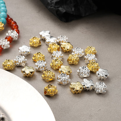 Lotus Alloy Beads