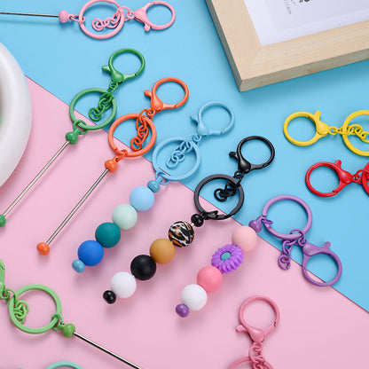 10-Piece Beadable Keychain Bar & Pouch Set