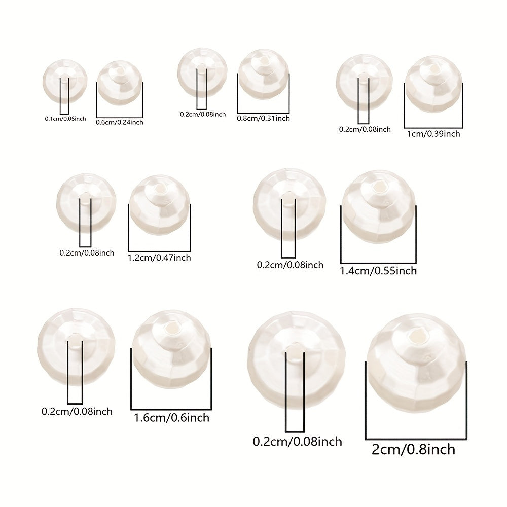 White Acrylic Ball Beads