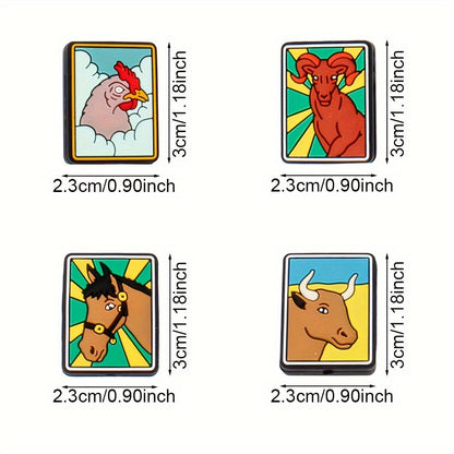Animal Theme Silicone Beads