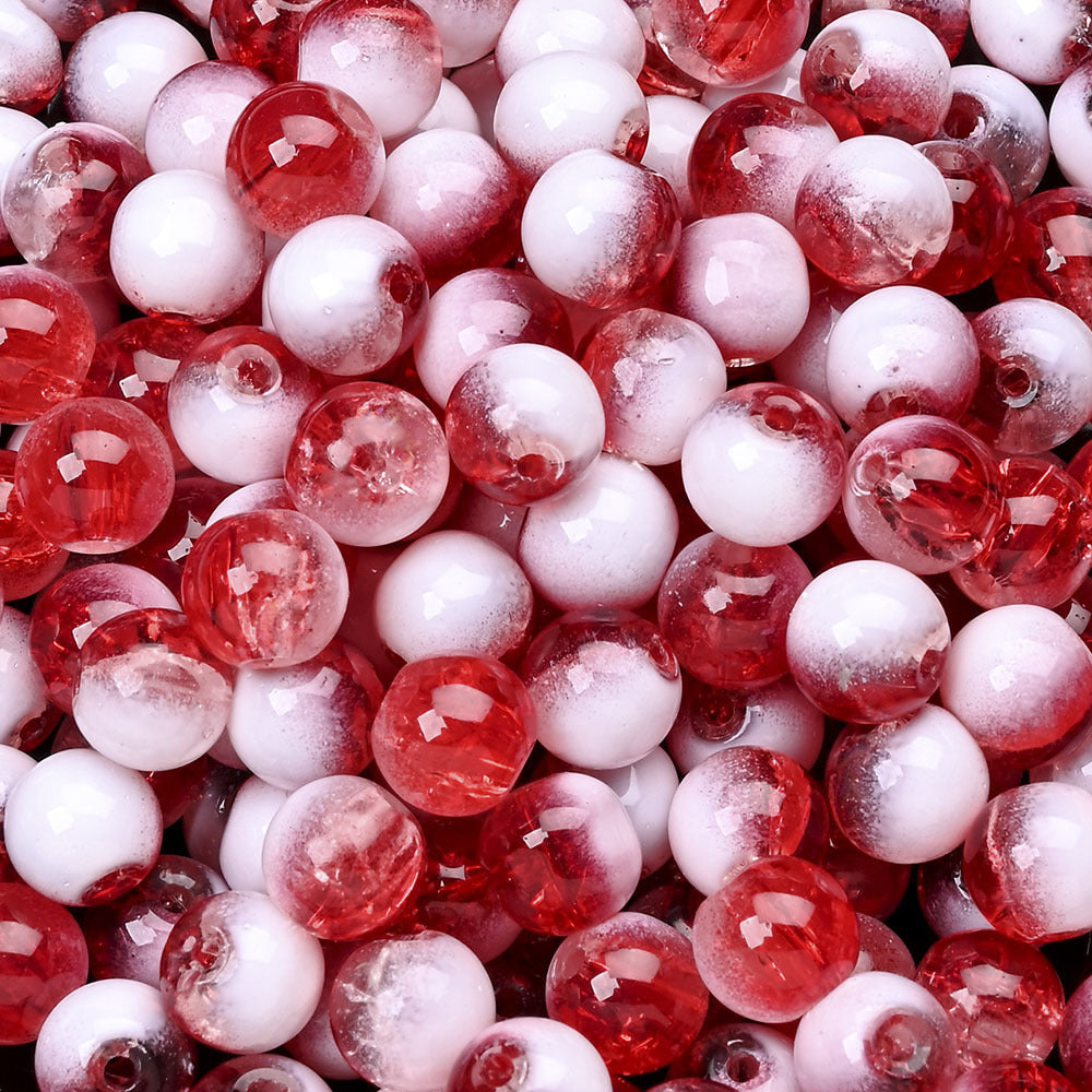 Milk Cap Glass Beads