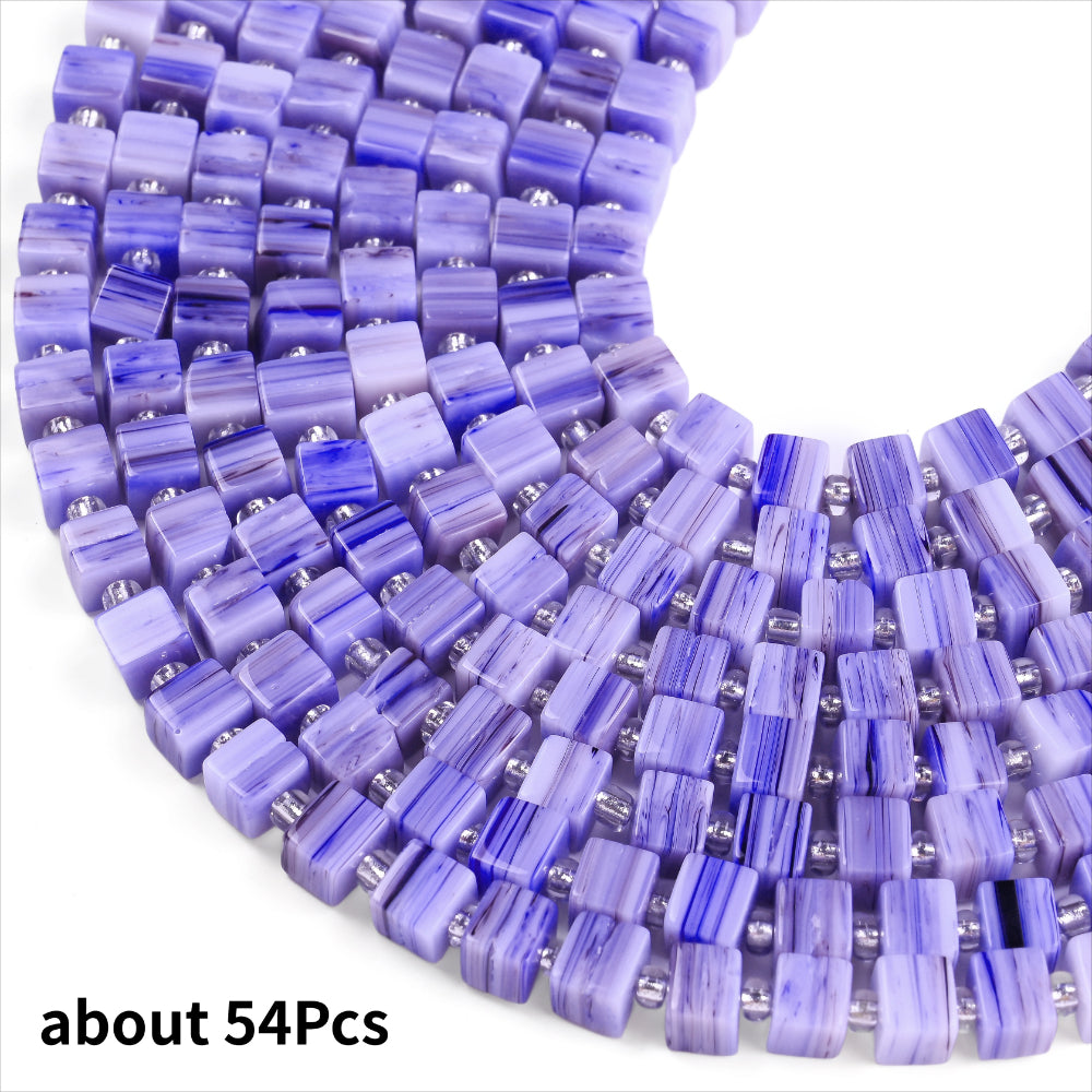 Square Natural Stone Beads