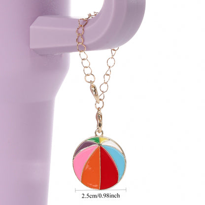 Sports Theme Enamel Pendant Charms