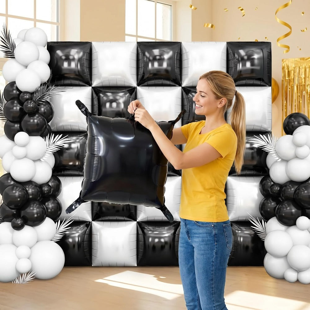 Double Side Square Foil Balloon Set
