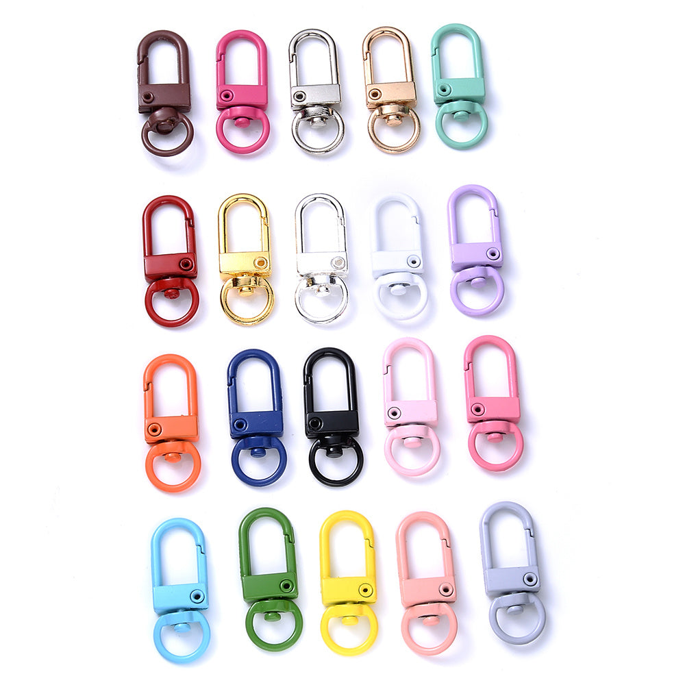 Colorful Swivel Keychain Clasps
