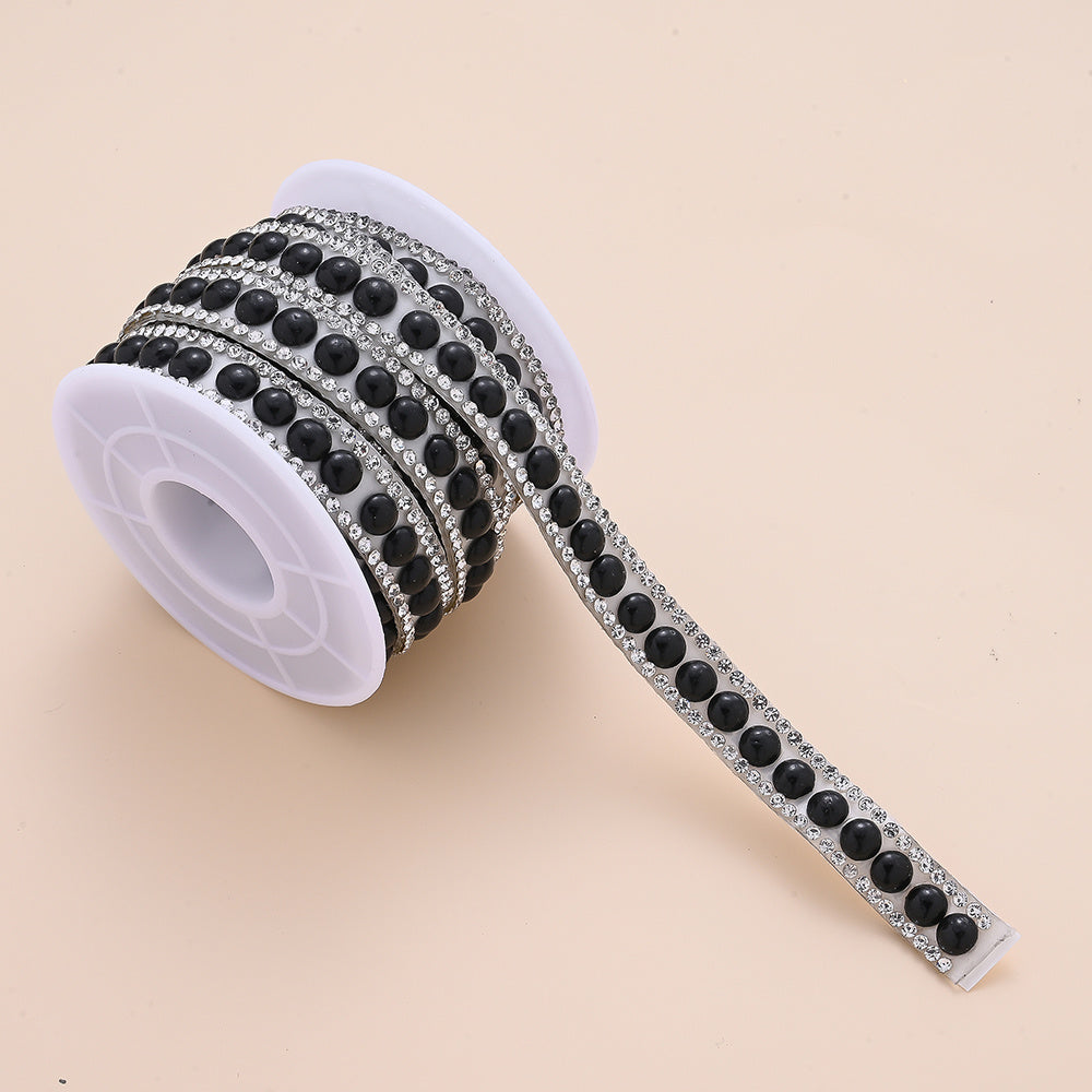Ceramic Self-Adhesive Rhinestone Sticker Roll