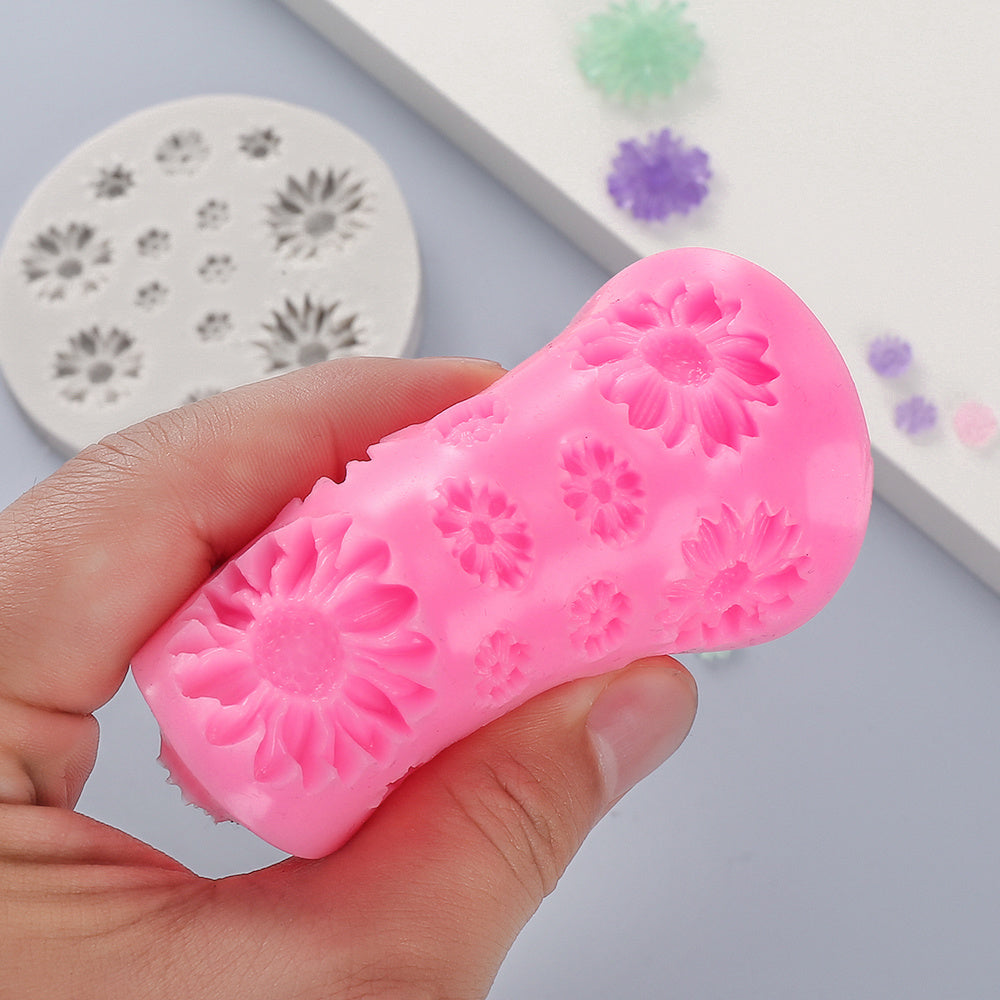 Flower Silicone Mould for Polymer Clay Crafts