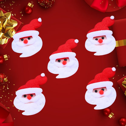10PCS Christmas Santa Claus & Reindeer Embroidered Patch Set