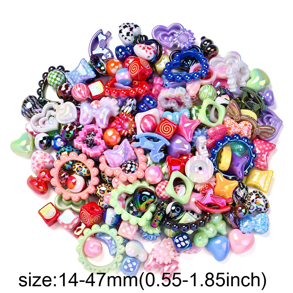 Vibrant Acrylic Spacer Beads