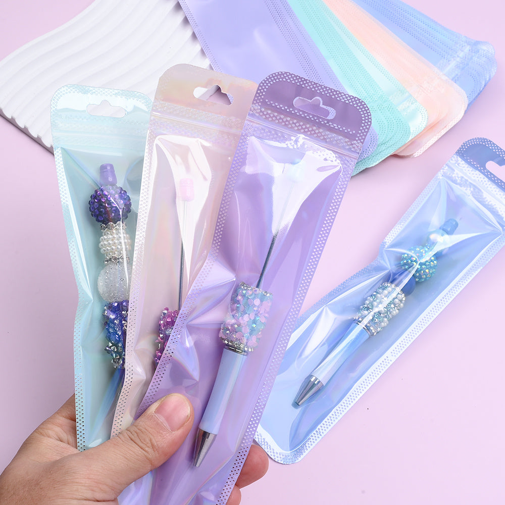 Iridescent Self-Sealing Jewelry Bags