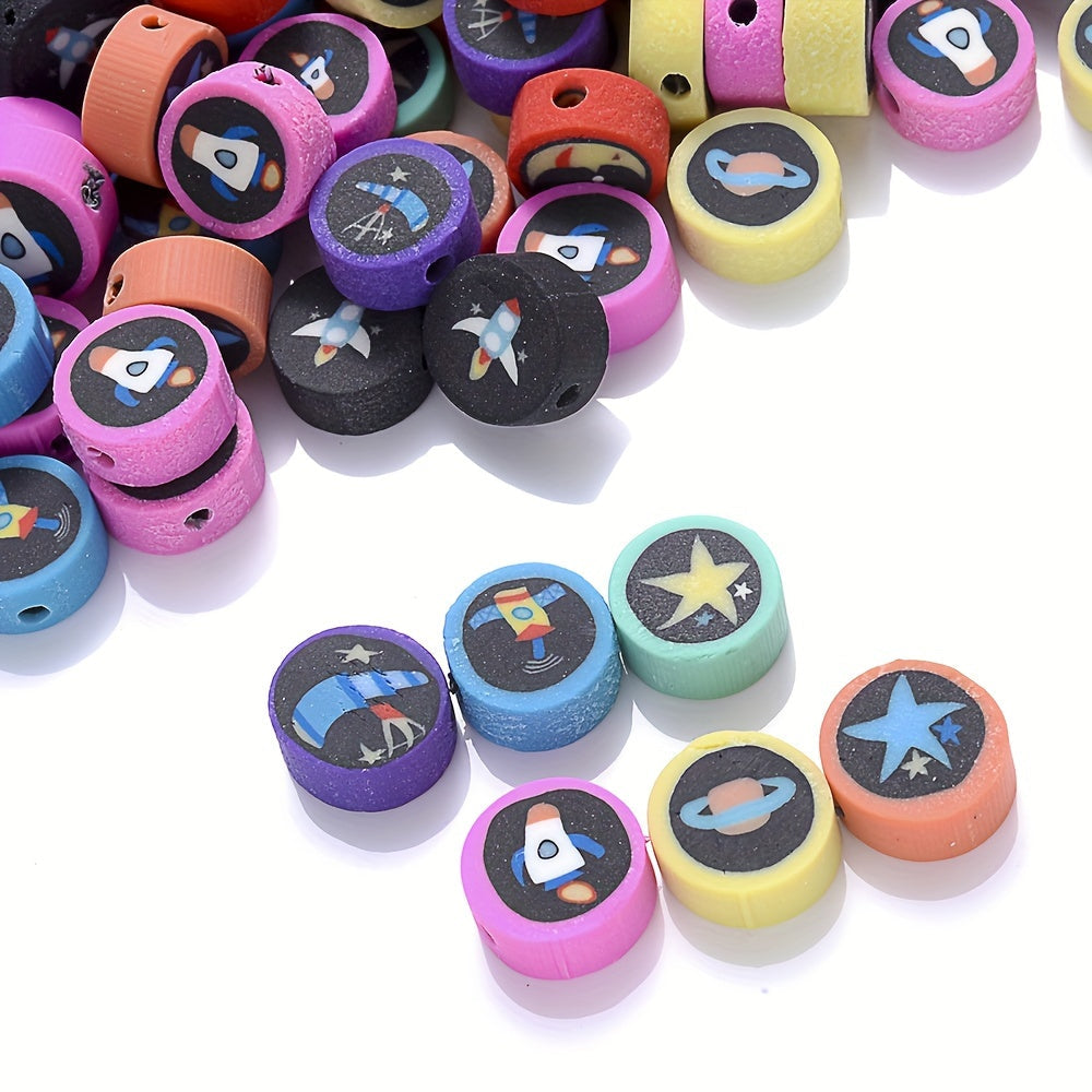 30PCS Star Soft Clay Spacer Bead Set