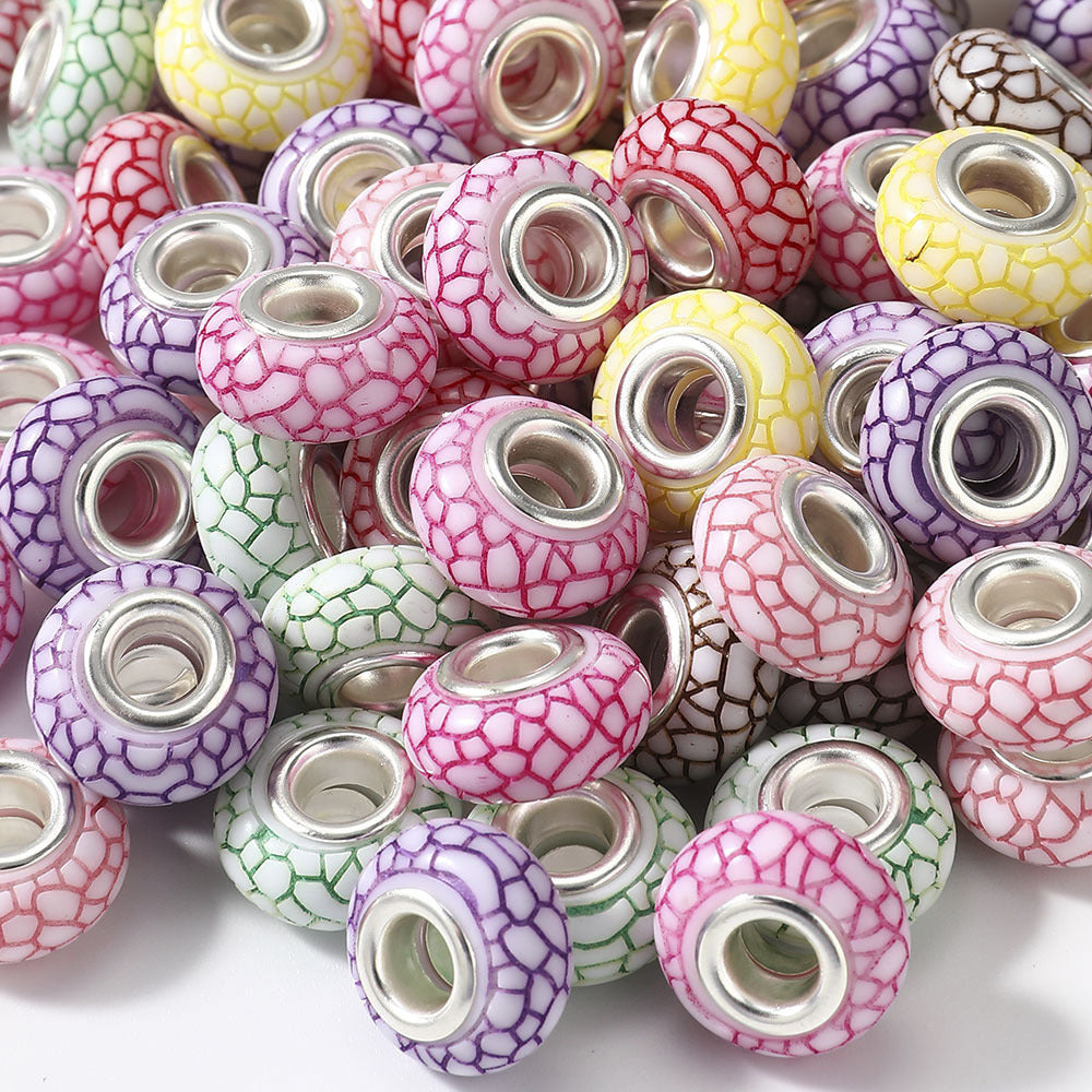Acrylic Large Hole Beads