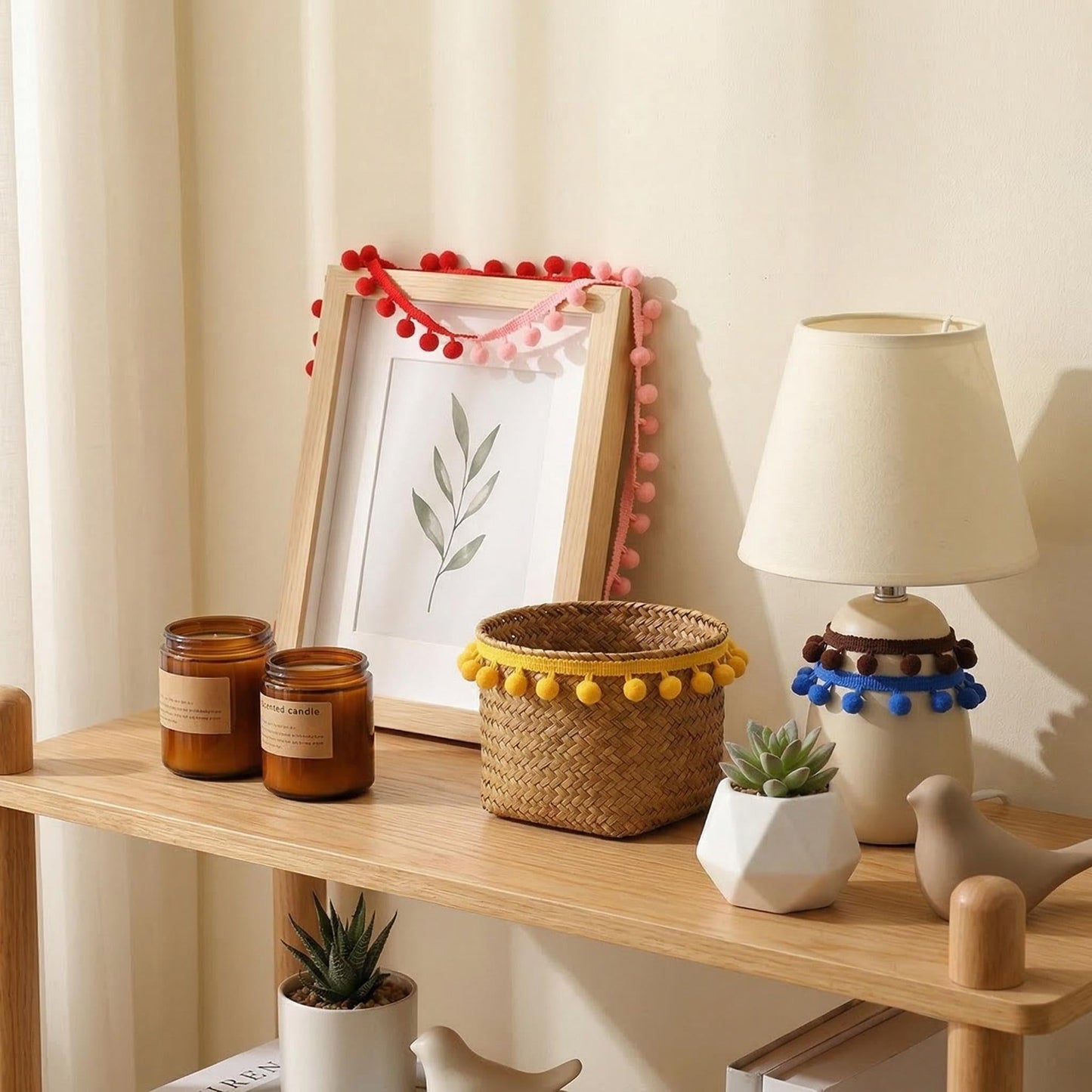 Pom Pom Ball Tassel Lace Trim