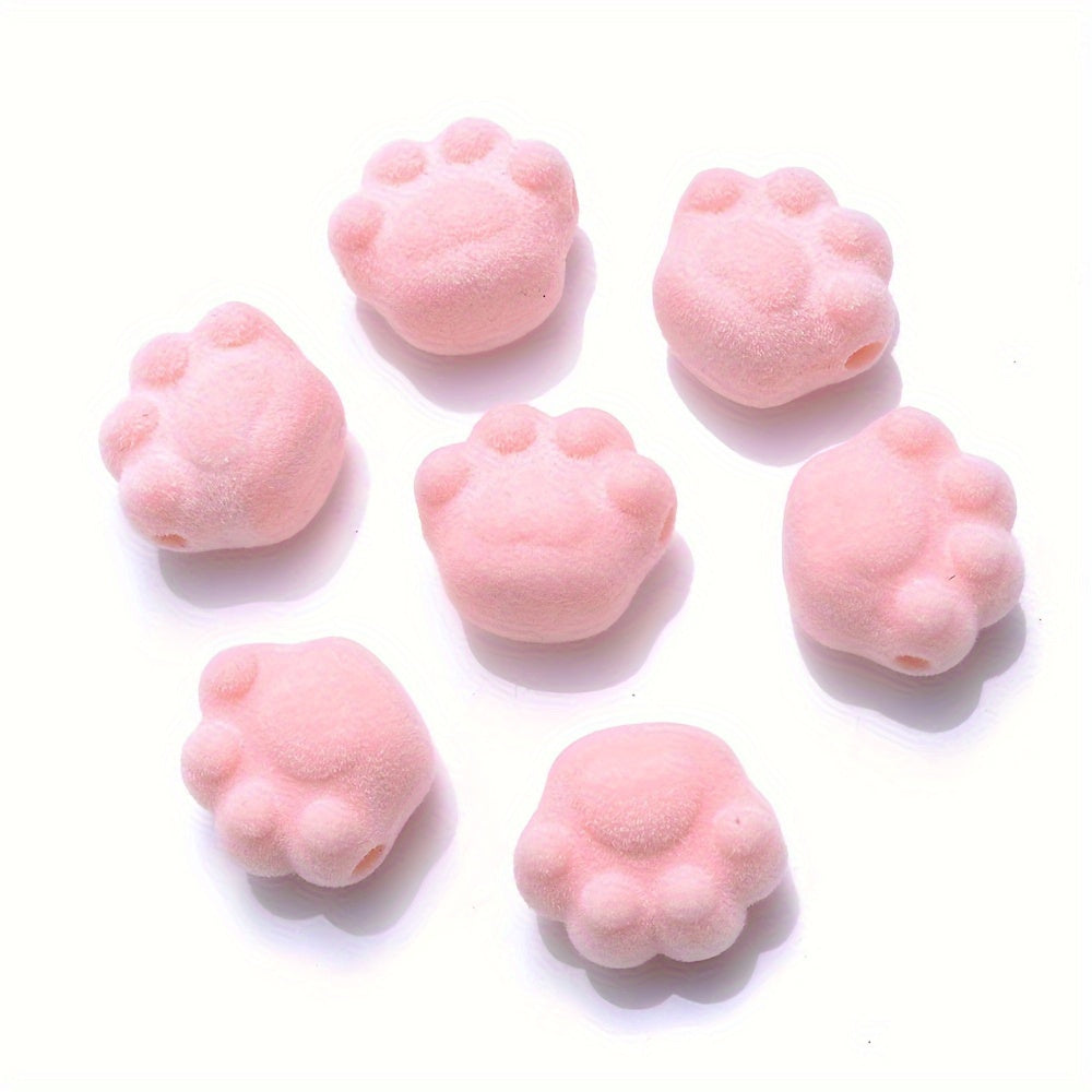 10PCS Multicolor Cat's Claw Acrylic Bead Set