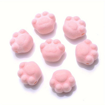 10PCS Multicolor Cat's Claw Acrylic Bead Set