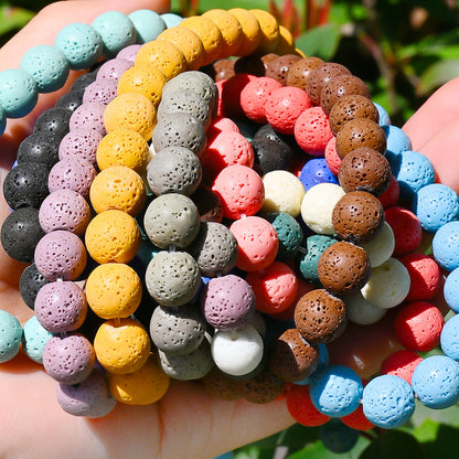 Round Stone Beads
