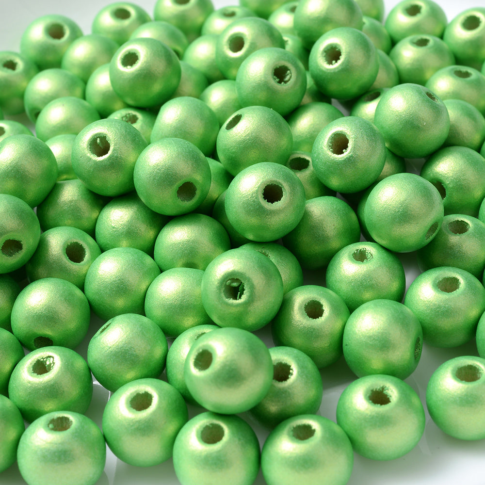 Natural Wooden & Pearl Bead Set