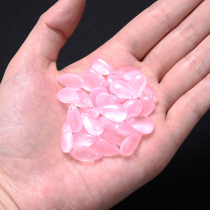 10PCS AB Water Drop Crystal-Style Bead Set