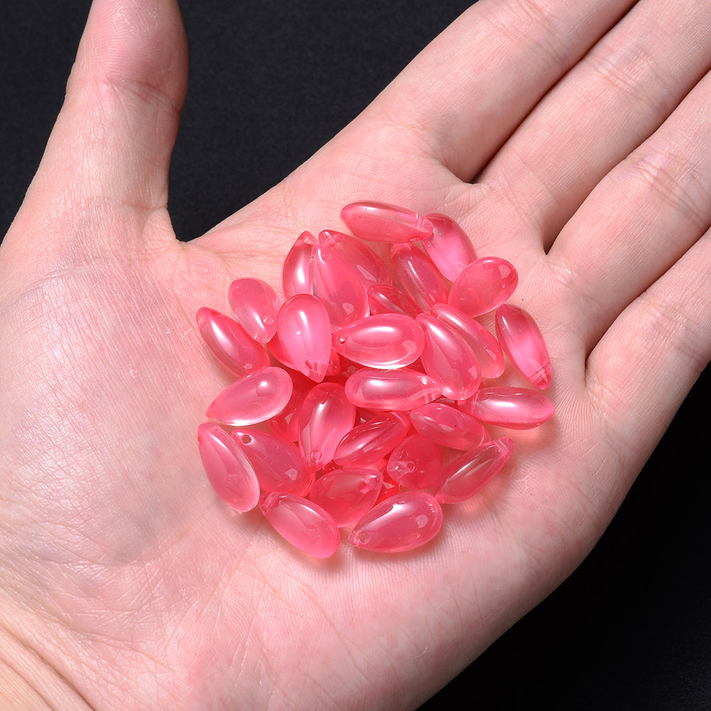 10PCS AB Water Drop Crystal-Style Bead Set