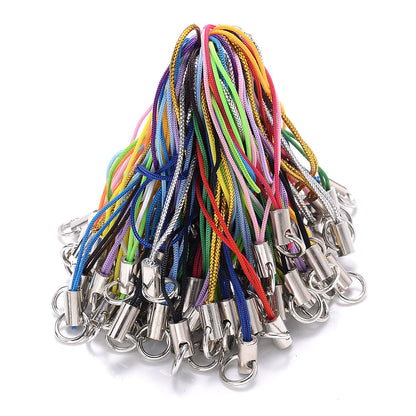 100-Piece Nylon Keychain Strap Cords