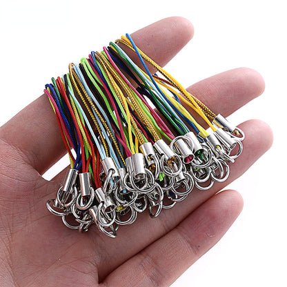 100-Piece Nylon Keychain Strap Cords