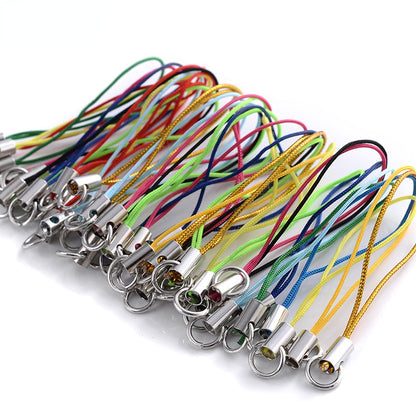100-Piece Nylon Keychain Strap Cords
