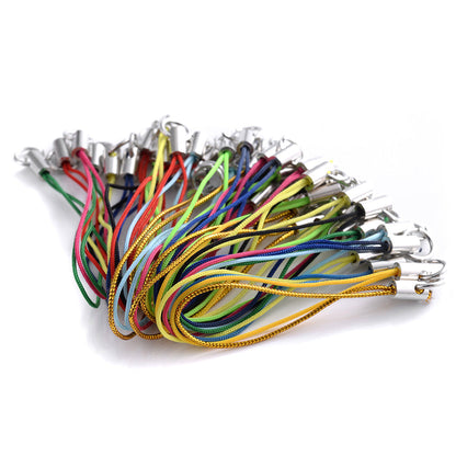 100-Piece Nylon Keychain Strap Cords