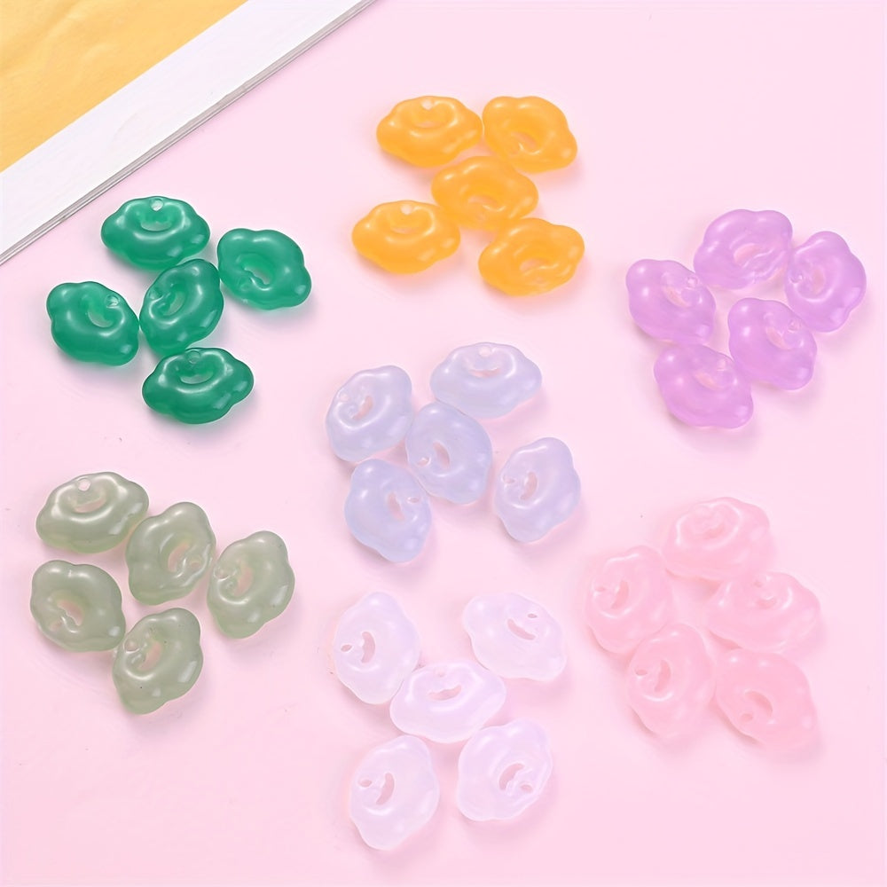 Irregular Glowing Acrylic Beads