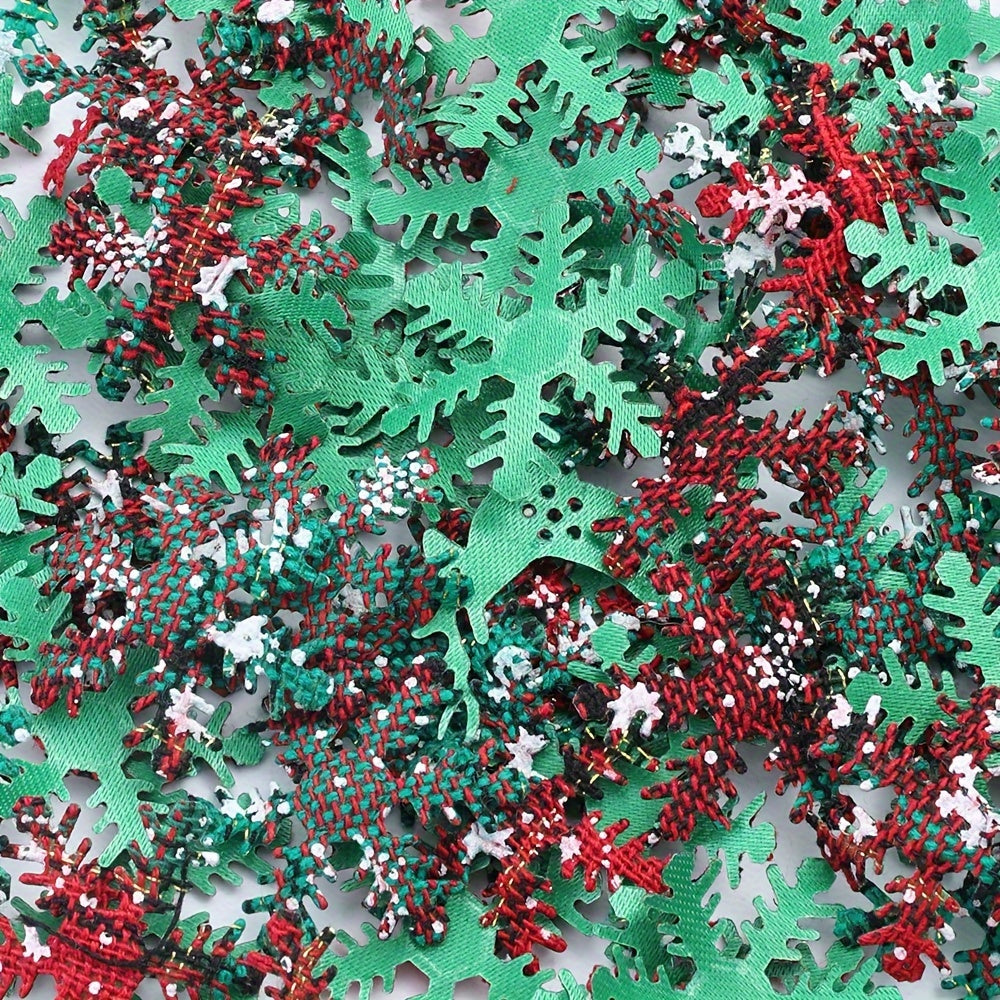 Christmas Polyester Snowflake Patches