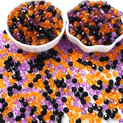 Halloween Faceted Acrylic Beads