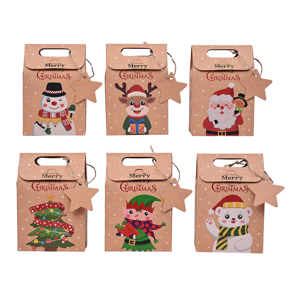 Christmas Kraft Paper Gift Boxes