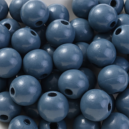 Marine-Themed Wooden Beads