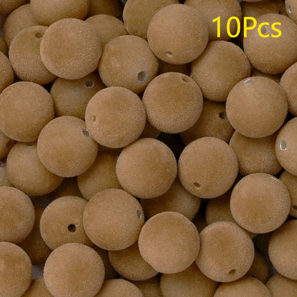Frosted Round Acrylic Beads