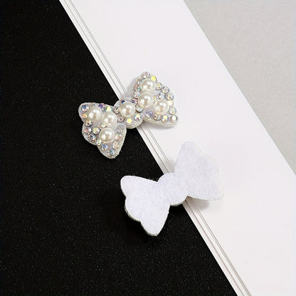 Rhinestone Bow Patches