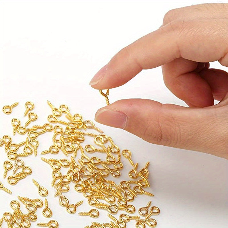 Mini Sheep Eye Screws Pendants Eyepin Hook Connector