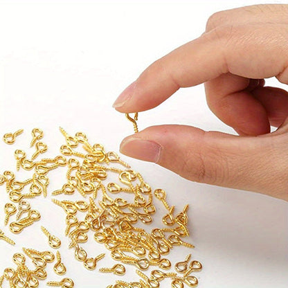 Mini Sheep Eye Screws Pendants Eyepin Hook Connector