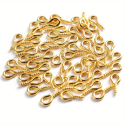 Mini Sheep Eye Screws Pendants Eyepin Hook Connector
