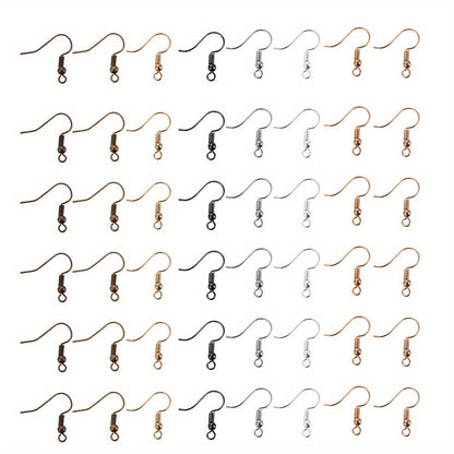 50-Piece 20x17 mm Ball & Coil Earring Hooks