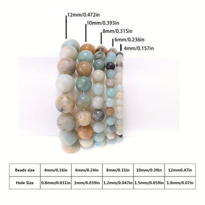 6/8/10mm White Celar Cat Eye Round Spacer Beads Stone Loose Beads