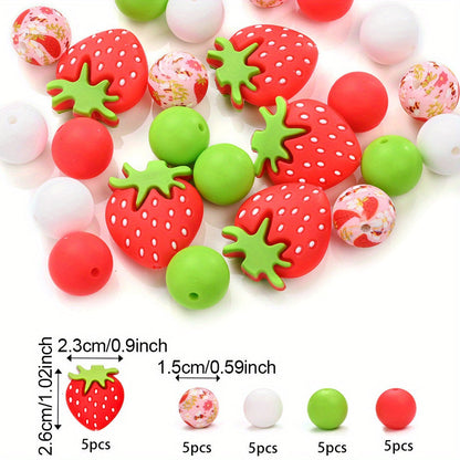 Mixed Flower Silicone Spacer Beads
