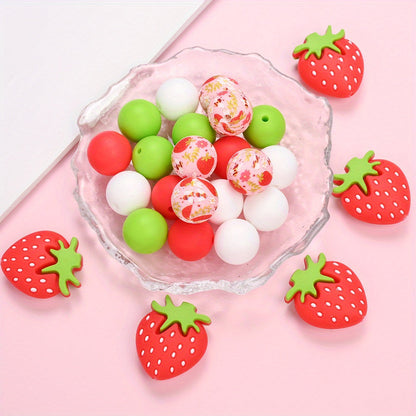 Mixed Flower Silicone Spacer Beads