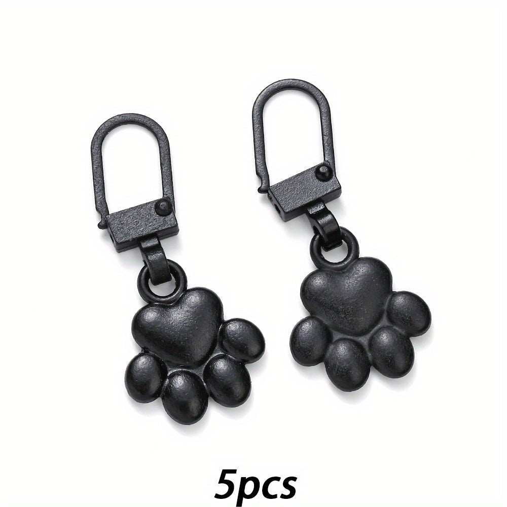 Dog Paw Zipper Slider Puller Set