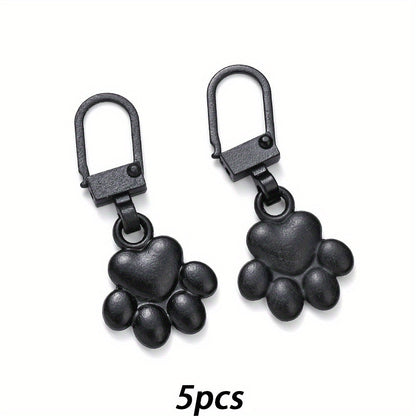 Dog Paw Zipper Slider Puller Set
