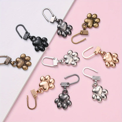 Dog Paw Zipper Slider Puller Set