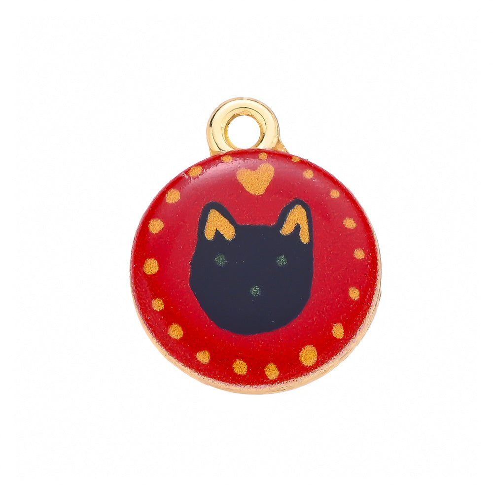 1-Piece Vintage Gold Animal & Nature Charm Pendant