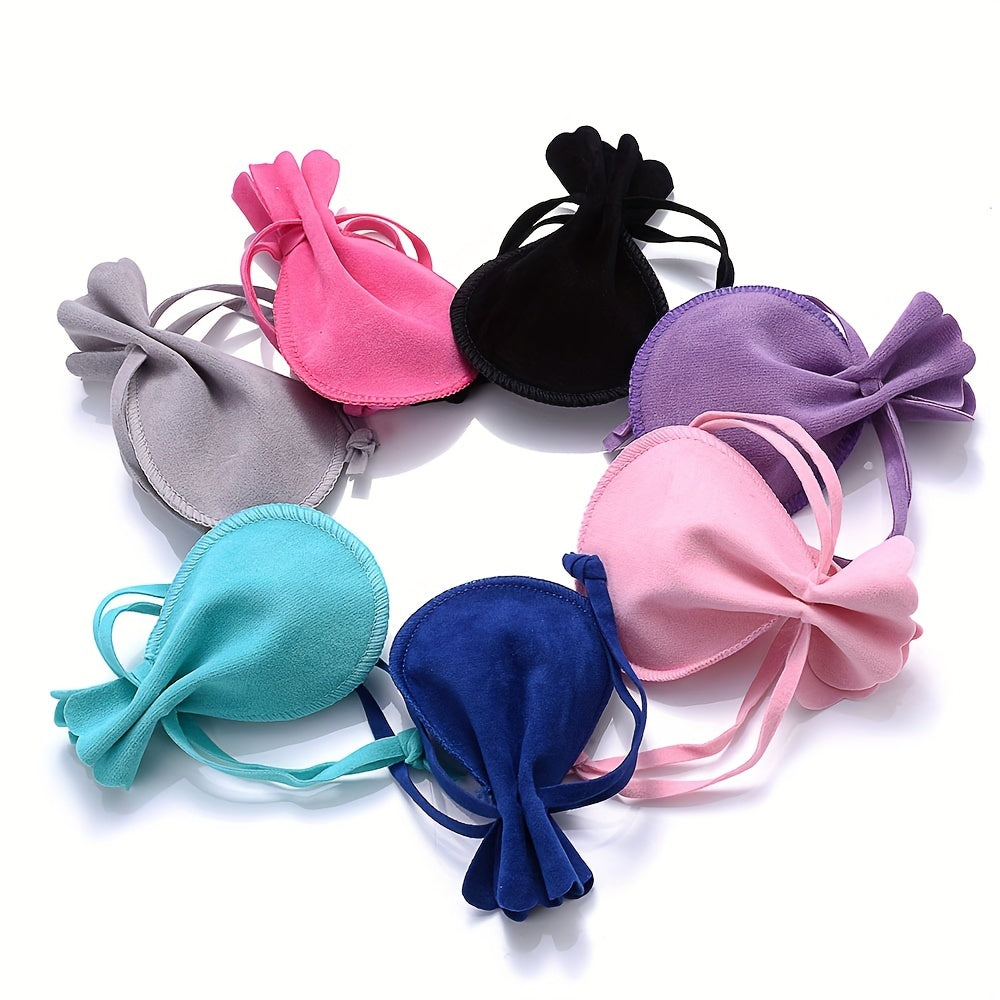 10PCS 9×12cm Velvet Drawstring Gift & Jewelry Bags