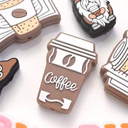 Coffee Gnome Silicone Bead