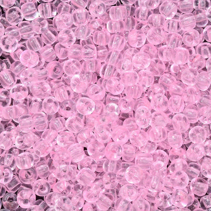 210PCS 4mm Clear Round Glass Spacer Beads