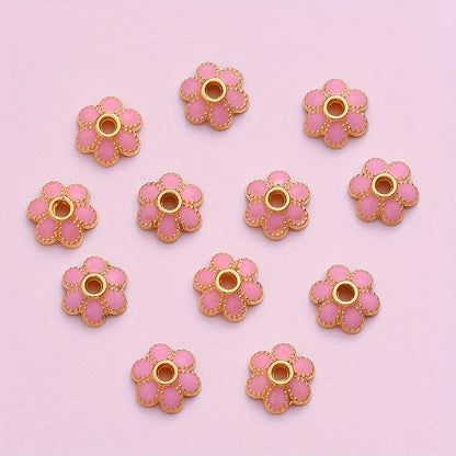 Vintage Alloy Flower Spacer Beads
