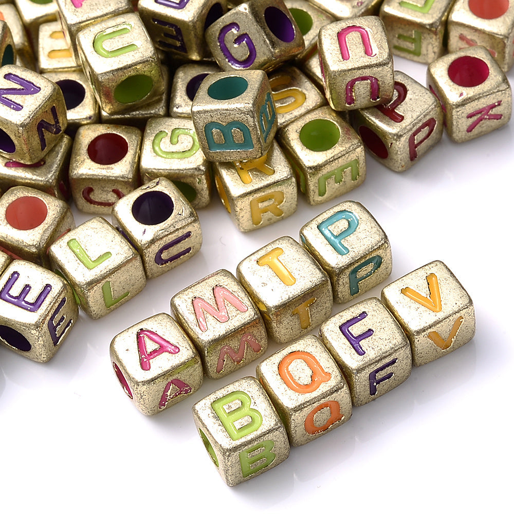 225PCS DIY Letter Bead Jewelry Making Set